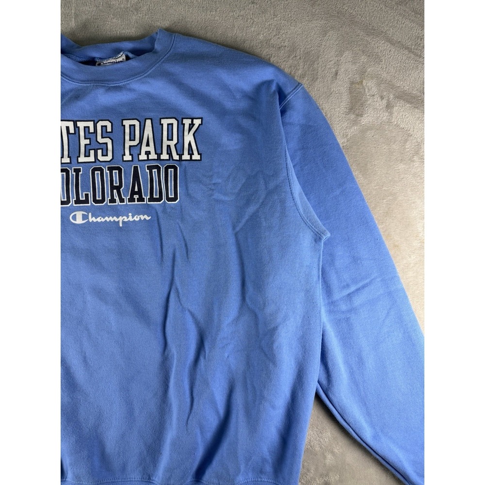 Champion XL Estes Park Colorado Crew Neck – Vibrant Blue Colorway (read desc.) - Picture 6 of 15